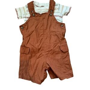 Carters BABY overalls size 12 months, Overalls & shirt;